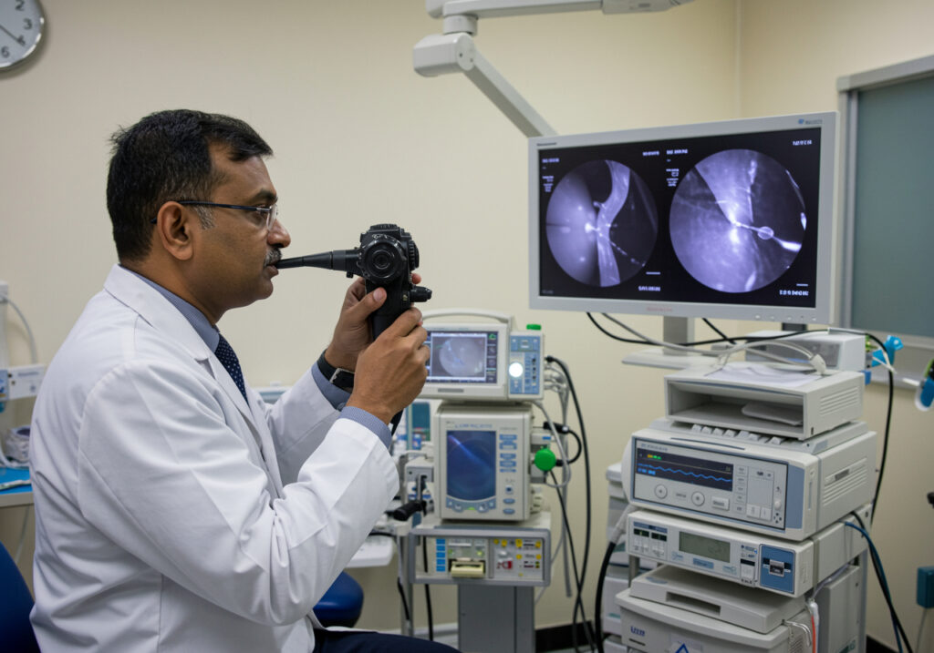 Flexible bronchoscopy in children